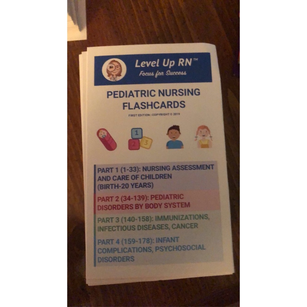 Level Up RN Pediatric Flashcards